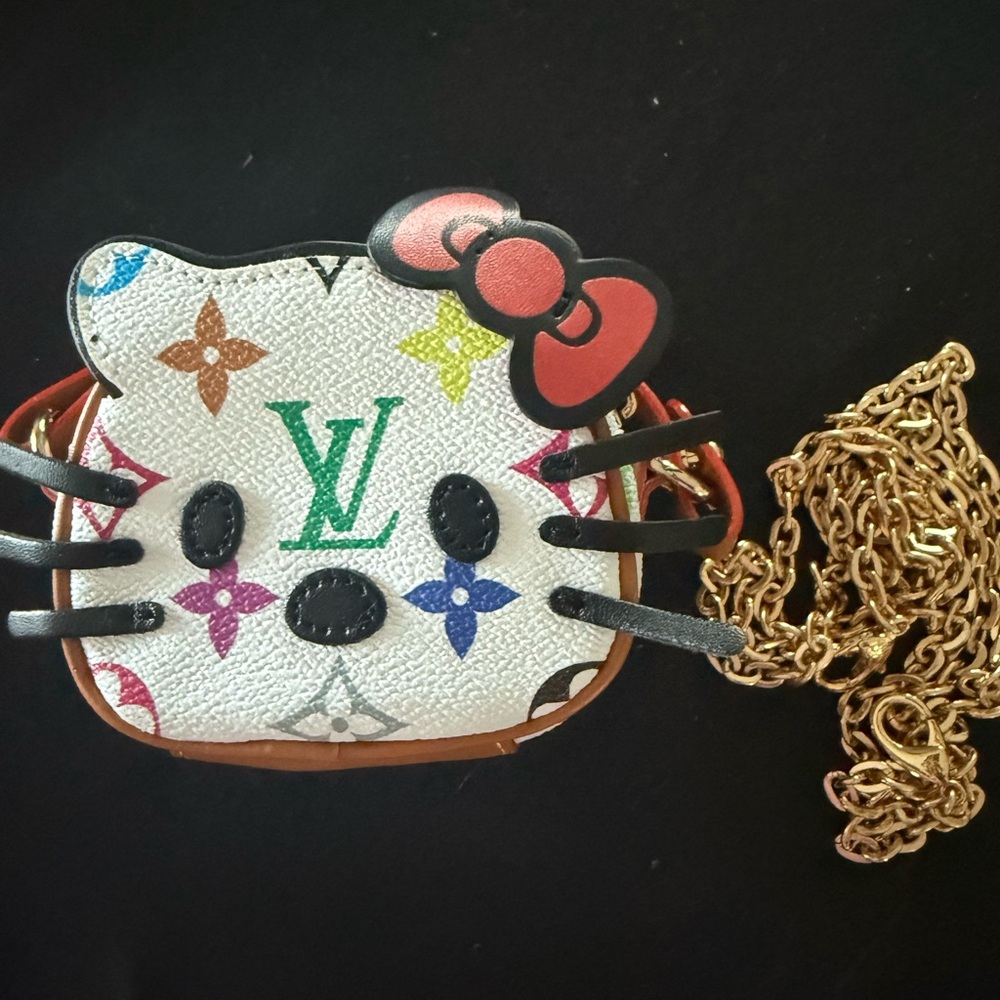 Hello Kitty Multicolor Crossbody Coin  Bag
